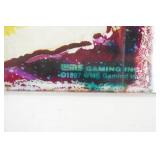 Vintage Casino Glass Game Fronts 18.5"x9.25"