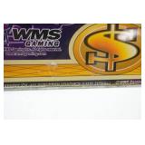 Vintage Casino Glass Game Fronts 18.5"x9.25"