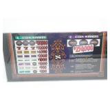 Vintage Casino Glass Game Fronts 18.5"x9.25"