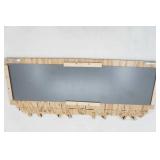 "The Last Supper" laser-cut wood carving & mirror 23.5"x10"