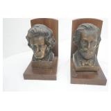 Vintage Verdi & Beethoven Bookends