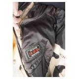 Vintage 1990s Michael Hoban USA Leather Bomber Jacket (lining is shot?) Tag 88. Size Medium