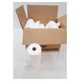 Box of Partial Paper Towel Rolls