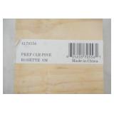 120 Pine Rosettes. NEW. with crate