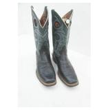 Cowboy Boots Teal. Justin. used Size 9.5