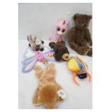 TY Beanie Babies & NEW 50x60" Fleece Throw Blanket