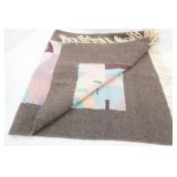 Native American Wool Wall Hanging, Small Mat