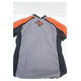 Harley Davidson Button Up Shirt Size 2XL, Large HD Embroidered Screaming Eagle Performance Parts cut-out