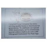 16.5"x11.5" Metal Sign. Campbell