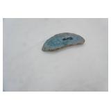 Polished Blue Agate Slice. 6"x2.5"x.75"