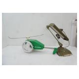 Vintage Flexo Lamp (18.65lb base); Rain Bird Lawn Tractor Sprinkler