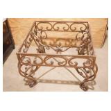 Cast Iron & Marble Table (top is removable)