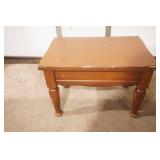 Wooden Side Table 28"x 19"x 20
