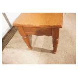 Wooden Side Table 28"x 19"x 20