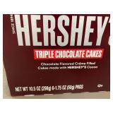 Hershey's Triple Chocolate Cakes - 4 Boxes (24 Cakes Total)
