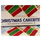 Cake Bites Christmas Cakebites - 4 Grab & Go Packs per Box (8 oz) - 4 Boxes