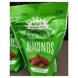 Nut Harvest Almonds - Lightly Roasted Whole - 4-Pack 4.75 oz Each