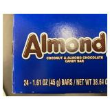 Almond Joy Coconut & Almond Chocolate Candy Bars - 24 Bars (1.61 oz each)