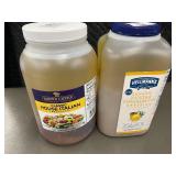 Bulk Salad Dressing Lot - 2 Gallons (Bonne Chere Italian & Hellmann's Lemon Za'atar)