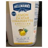 Bulk Salad Dressing Lot - 2 Gallons (Bonne Chere Italian & Hellmann's Lemon Za'atar)