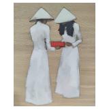 Nguyen Thanh Binh Vietnamese Women Framed Art - COA Included
