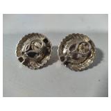 14K & Sterling David Yurman Pierced Earrings