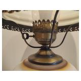 Gone with the Wind Large Hand Painted Hurricane Lamp