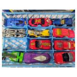 Vintage Hot Wheels Carrying Case Filled with Cars