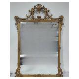 Beautiful Gold Leaf Resin English Mirror