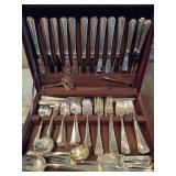 Gorham 'Fairfax' Sterling Silver Flatware Set w/Storage Box (95pcs)