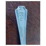 Gorham 'Fairfax' Sterling Silver Flatware **Monogrammed** (42pcs)