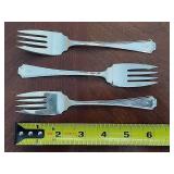 Gorham 'Fairfax' Sterling Silver Flatware **Monogrammed** (42pcs)