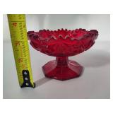 Ruby Red Glasses & Accessory Pieces