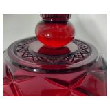 Ruby Red Glasses & Accessory Pieces