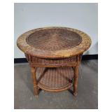 Four Piece Wicker Furniture Set