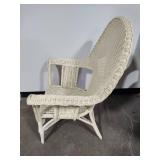 White Wicker Chair