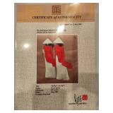 Nguyen Thanh Binh Vietnamese Women Framed Art 'The Red' - COA Included