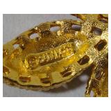 Stamped Sarah Coventry Ocean Star Brooch & Matching Earrings