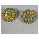 Stamped Sarah Coventry Ocean Star Brooch & Matching Earrings