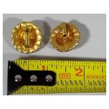 Stamped Sarah Coventry Ocean Star Brooch & Matching Earrings