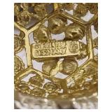 Sterling Filigree Turtle Brooch