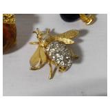 Lot of Bug Brooches