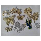 Assorted Stamped 'Gerrys' Brooches