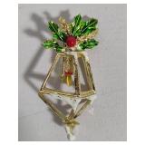 Assorted Christmas/Holiday Brooches - Many Stamped
