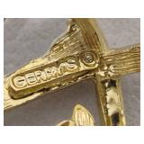 Assorted Christmas/Holiday Brooches - Many Stamped