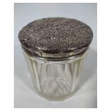 Sterling Silver Vanity Jar