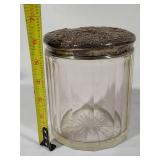 Sterling Silver Vanity Jar