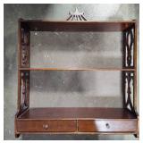 Antique Wood Shelf/Plate Rack