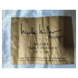 Beaded Table Runners