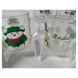 Marshall Field's Santa Bear Mug Collection